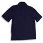 Mens Blue Heather Spread Collar Short Sleeves Polo Shirt Size Medium image number 2