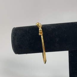 Designer Kate Spade Gold-Tone Fashionable Hinged Clasp Cuffed Bracelet alternative image