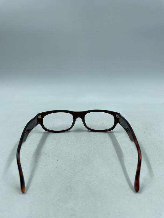 SEE Eyewear Brown Rectangle Eyeglasses Rx image number 3