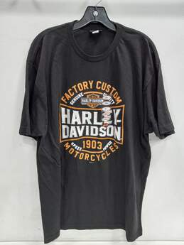 Harley-Davidson Black Graphic T-Shirt Men's Size XXL
