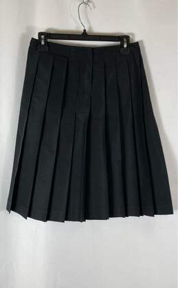 Miu Miu Black Pleated Midi Skirt - Size 4 alternative image