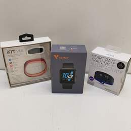 Bundle of 3 Assorted Fitness Trackers