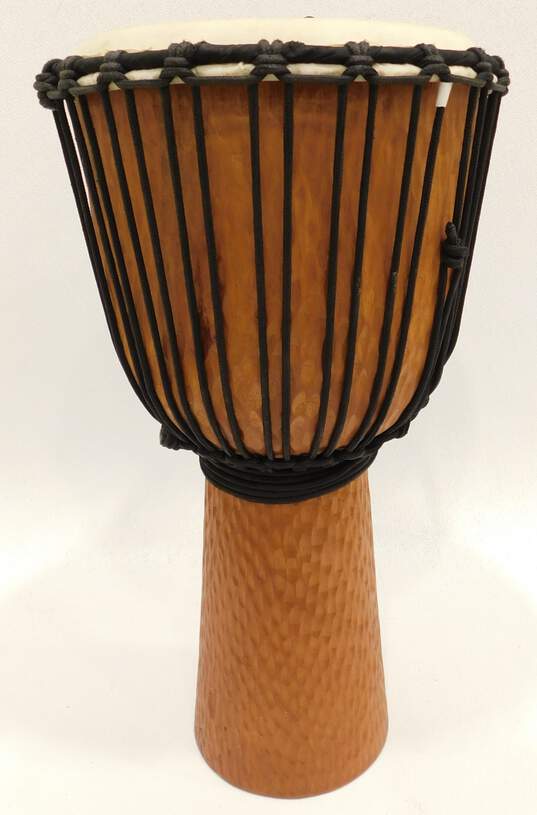 Toca Brand Large Wooden Rope-Tuned Djembe Drum (10 Inch Drum Head) image number 1
