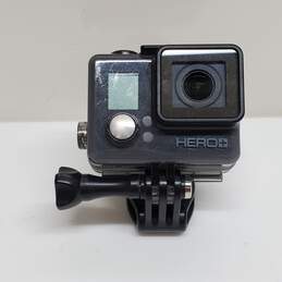 Go Pro Hero+ With Case & LCD Screen - Untested for Parts or Repair