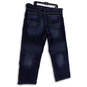 NWT Mens Blue Dark Wash Relaxed Fit Denim Straight Leg Jeans Size 44x30 image number 2