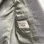 Burberry Mens Gray Notch Lapel Long Sleeve One Button Blazer With COA image number 6