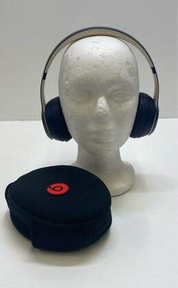 Beats Solo3 Wireless On-Ear Bluetooth Headphones Dark Blue with Case