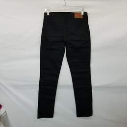 J. Crew Matchstick Black Cotton Skinny Jean WM Size 27 NWT alternative image