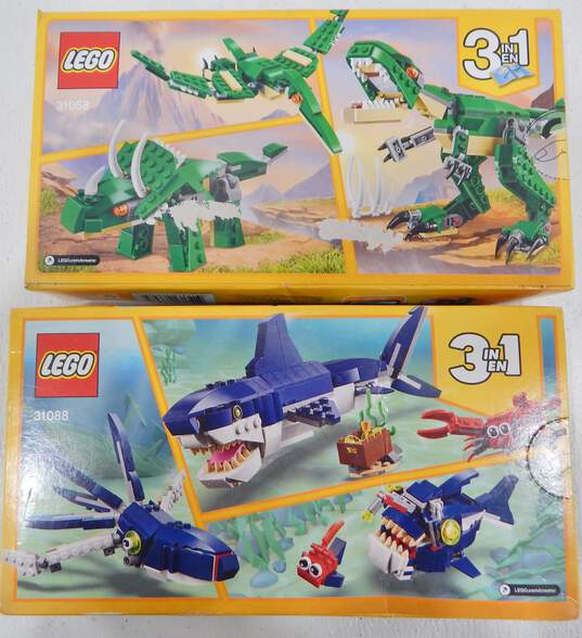 2 Sealed Lego Creator Sets Mighty Dinosaurs & Deep Sea Creatures 31058 31088 image number 4