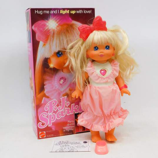 VNTG Mattel P.J. Sparkles #2693 15 Inch Doll IOB image number 1
