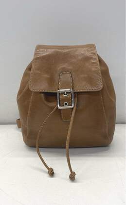 Vintage COACH 9569 Brown Leather Small Backpack Bag