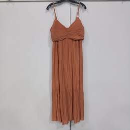 Abercrombie & Fitch Women's Burnt Orange Sleeveless Maxi Dress Size XL with Tag