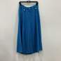 NWT Talbots Womens Blue Long Sleeve Button-Up Shirt & A-Line Skirt Set Size 12 image number 4