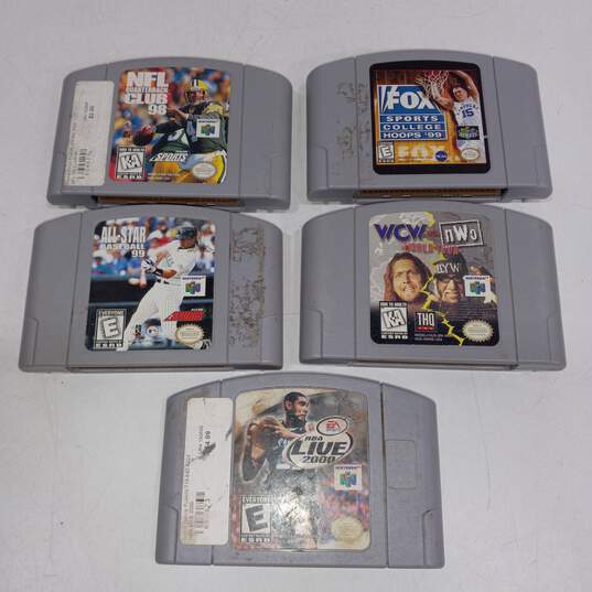 Nintendo 64 Video Games Assorted 5pc Lot image number 5