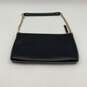 Womens Black Leather Zipper Semi Chain Strap Shoulder Handbag Purse image number 3