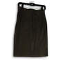 Womens Brown Flat Front Knee Length Straight And Pencil Skirt Size 42 image number 2