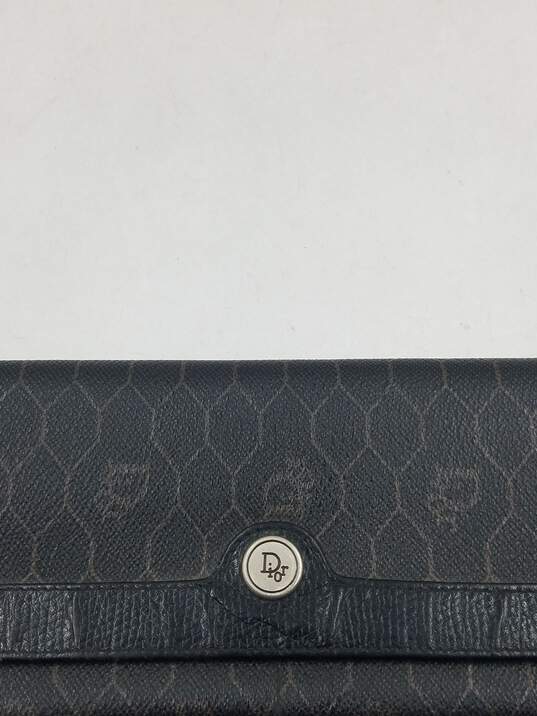 Authentic DIOR Honeycomb Brown Wallet image number 6