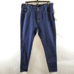 True Religion Women Blue Skinny Jeans Sz 31 NWT