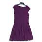 American Living Womens Purple Surplice Neck Sleeveless A-Line Dress Size 16 image number 2
