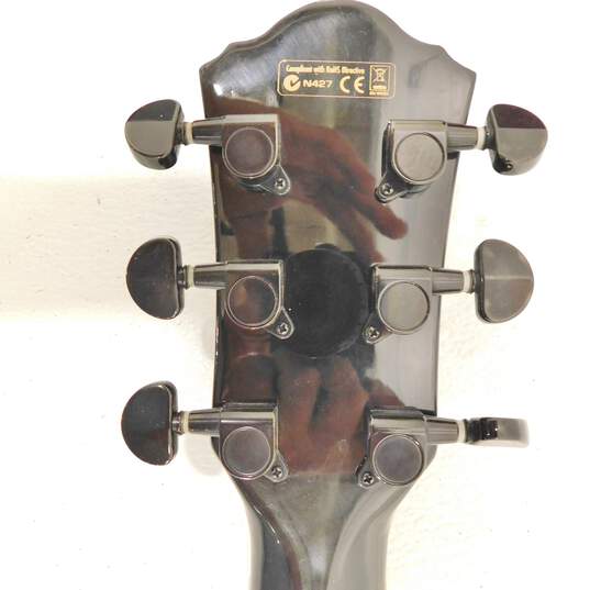 Ibanez Brand V200S-BK-2Y-02 Model Acoustic Guitar w/ Soft Gig Bag image number 8