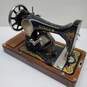 Vintage Antique Singer Sewing Machine In Wood Case (No Key) image number 5