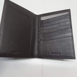 Pedro Black Leather Folding Wallet alternative image
