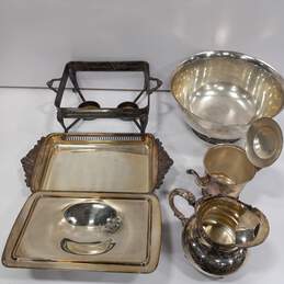 Bundle of Assorted Silver-Plated Serving Dishes alternative image