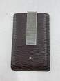 Authentic Salvatore Ferragamo Brown Card Holder - Size One Size image number 1