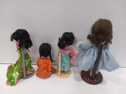 Bundle of 4 Assorted Vintage Ethnic Dolls alternative image