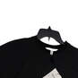 NWT Womens Black Crew Neck Short Sleeve Cropped Pullover T-Shirt Size Small image number 3