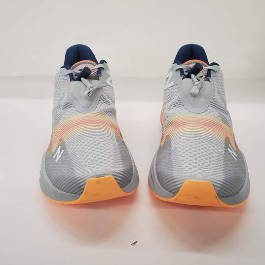 New Balance FuelCell Rebel Light Aluminum Vibrant Orange Sneakers Men's Size 15 image number 2
