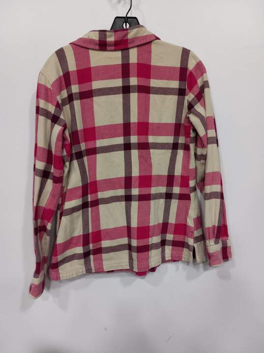 Women's Patagonia Long-Sleeved Fjord Flannel Shirt Sz 6 image number 2