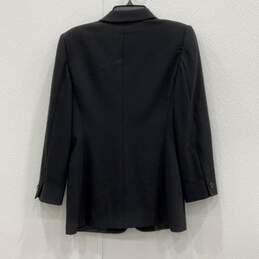 Giorgio Armani Womens Black Notch Lapel Three Button Blazer Size 4 W/COA alternative image