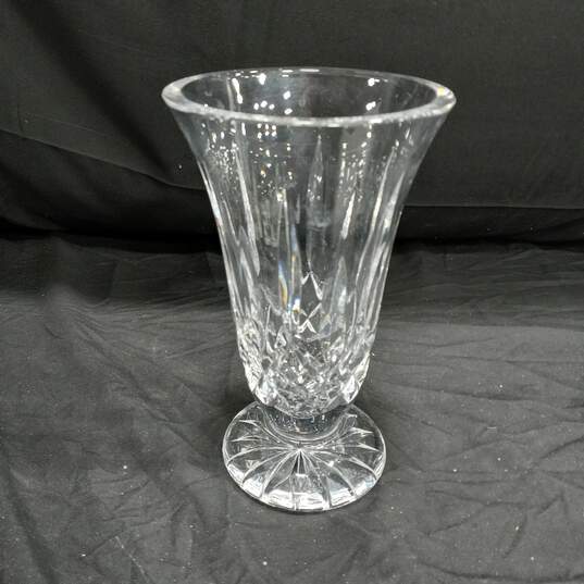 Bundle of Clear Crystal Vase & Wine Glasses image number 4