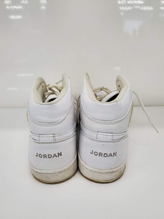Men Jordan 1 Retro White Chrome Size-9 used image number 4