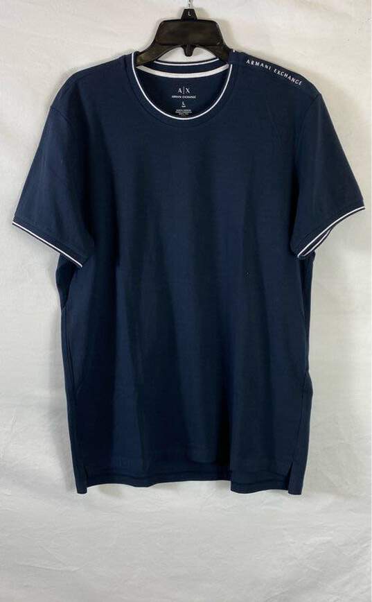 Armani Exchange Black T-shirt - Size Large image number 1
