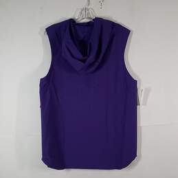 NWT Mens Zipper Pockets Sleeveless Activewear Pullover Hoodie Size Small alternative image