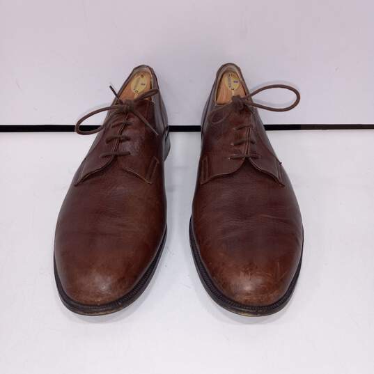 Bruno Magli Men's Brown Leather Dress Shoes Size 12 image number 1
