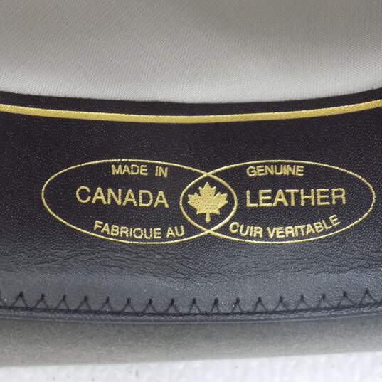 VTG Royal Biltmore Canadian Suede Steel Grey Pork Pie Fedora Hat Men's Size 6 7/8 image number 10