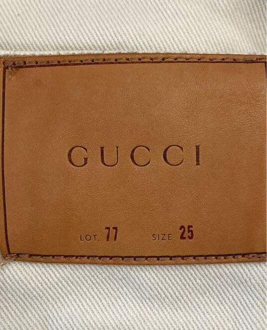 Gucci Ivory Jeans - Size 25 image number 3