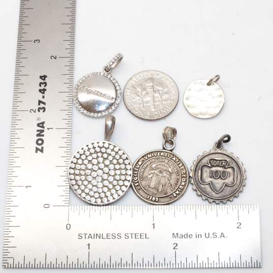 Bundle of 5 Sterling Silver Pendants - 14.80g image number 7