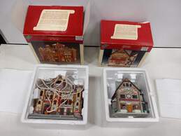 Bundle of 2 Assorted Lemax Village Collection House Figurines IOB