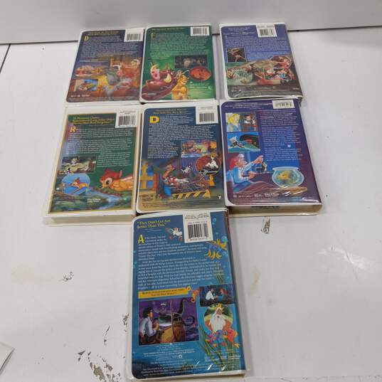 bundle of 7 Assorted Disney Masterpiece Collection VHS Tapes image number 2