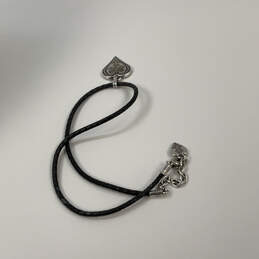 Designer Brighton Retired Ophelia Leather Cord Heart Shape Pendant Necklace alternative image