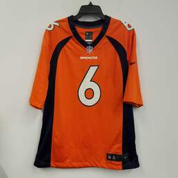 Mens Orange Denver Broncos MG Kelly #6 Football NFL Jersey Size Large