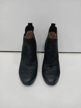 Michael Kors Heeled Black Leather Booties Size 10M