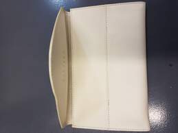 Barneys New York White Leather Envelope Travel Case Wallet alternative image