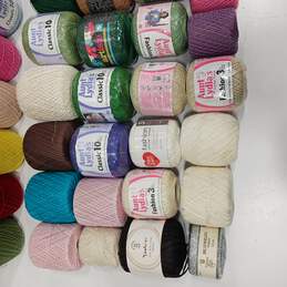 16.75lb Lot of Assorted Crochet Thread alternative image