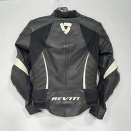 Kids Rev'it Convex Leather Motorcycle Jacket Size 36/XS alternative image
