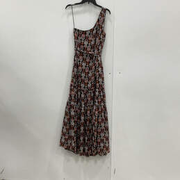 NWT Womens Multicolor Floral Sleeveless One Shoulder Maxi Dress Size 10 alternative image